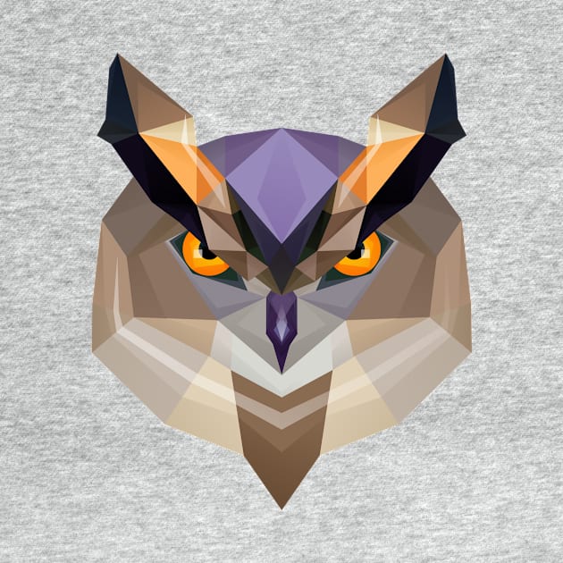 Low Poly Owl by Purplehate